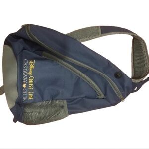 Disney Cruise Line Castaway Cay Navy Sling Backpack